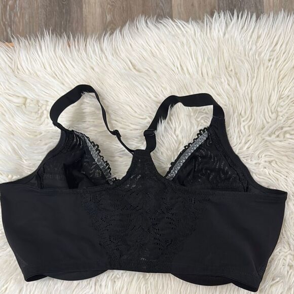 GLAMORISE Elegant Black Lace Women's Bra Size 42H - Picture 2 of 11